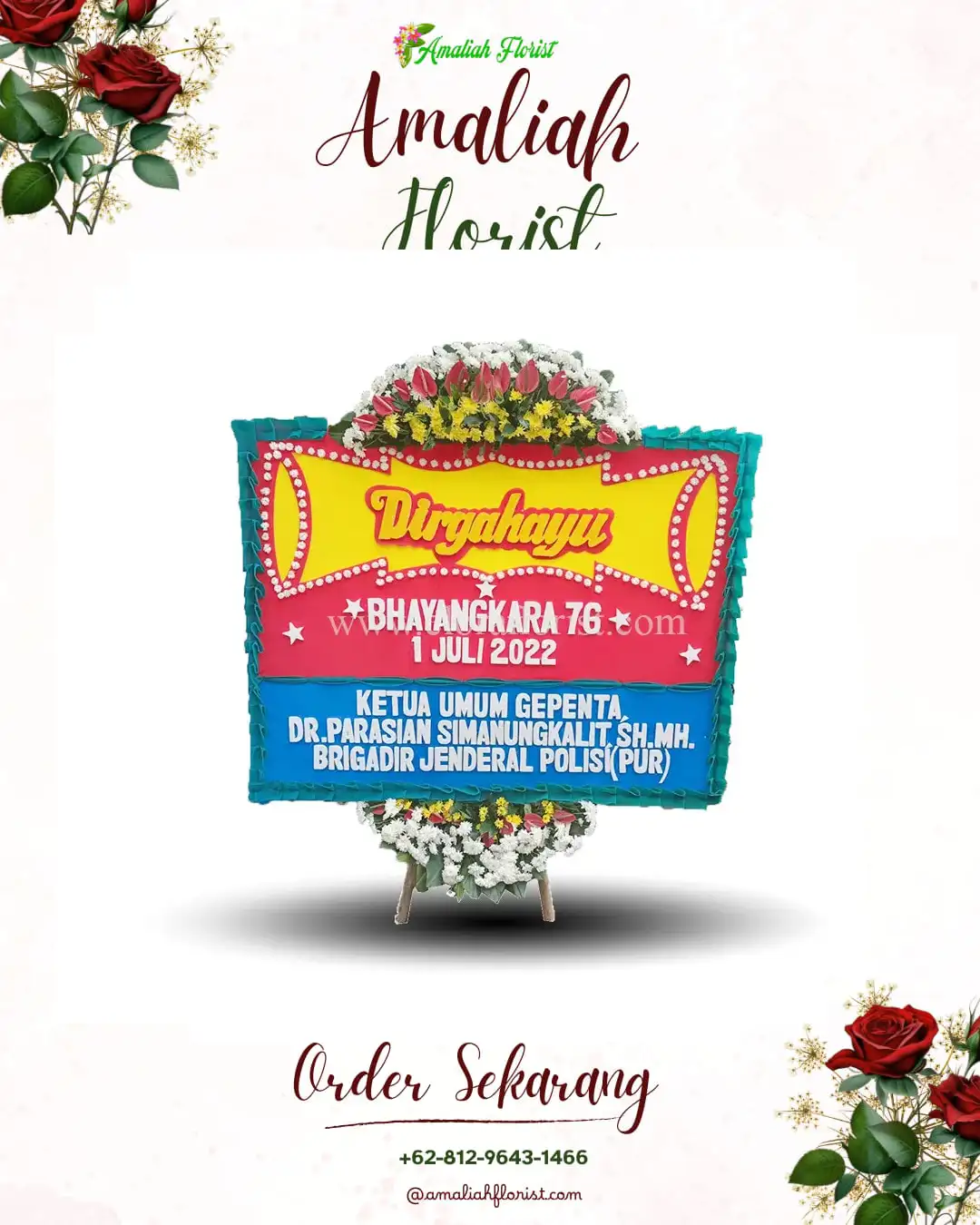 Papan Bunga HUT Ulang Tahun Tukadaya